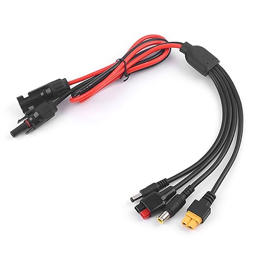 ciciglow Hochleistungs -Solarpanel -Verlängerungskabel 4 in 1 DC5521 XT60 Weibliches Steckerkabel 30a für Solargeneratoren, UPS Batterien von ciciglow