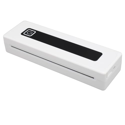 ciciglow Kabelloser Thermodrucker, Tragbarer A4-Thermodrucker 200 DPI 10 Mm/s, Unterstützt Kabellose Bluetooth + Kabelgebundene USB-C-Verbindung für 210 Mm, 112 Mm, 80 Mm, 57 Mm Papier von ciciglow