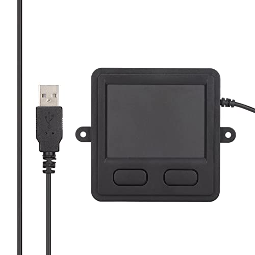 ciciglow Kompakte Größe, 2-Tasten-USB-Kabel-Trackpad für Laptops und Desktops mit Tragbarem, Praktischem Computer-Touchpad ciciglow Kompakte Größe, 2-Tasten-USB-Kabel-Trackpad für Laptops und Desktops mit Tragbarem, Praktischem Computer-Touchpad von ciciglow