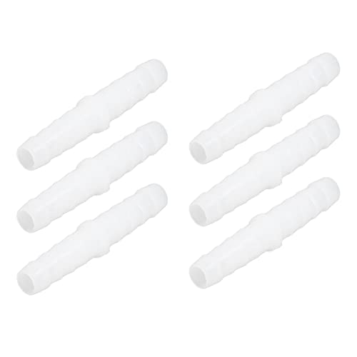 ciciglow Kunststoff Schlauch Verbinder, 10Stück, Schlauch Barb Fitting, Weiß, Gerade Gleiche Barbed Splicer Mender, für Pumpenschläuche, Silikonschläuche(12-12mm) von ciciglow