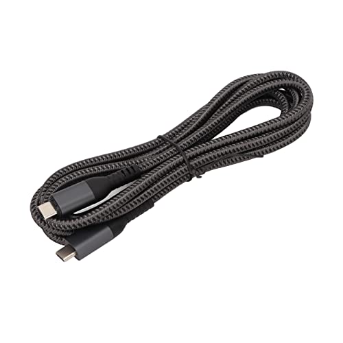 ciciglow Magnetisches USB-C-auf-USB-C-Ladekabel, 100 W, 2 M, USB-C-Schnellladekabel, Ladegerät 10 Gbit/s, 20 V, 5 A, mit LED-Anzeige von ciciglow