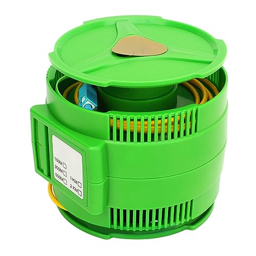 ciciglow OTDR -Startkabel -Kabelbox SCUPC LCAPC Anschluss für Einzelmodus Glasfasertestverlängerungskabel, Kompaktes und Tragbares Design, Geeignet für Einzelmoduskabel bei 1310 Nm 1550 Nm (500 m) von ciciglow