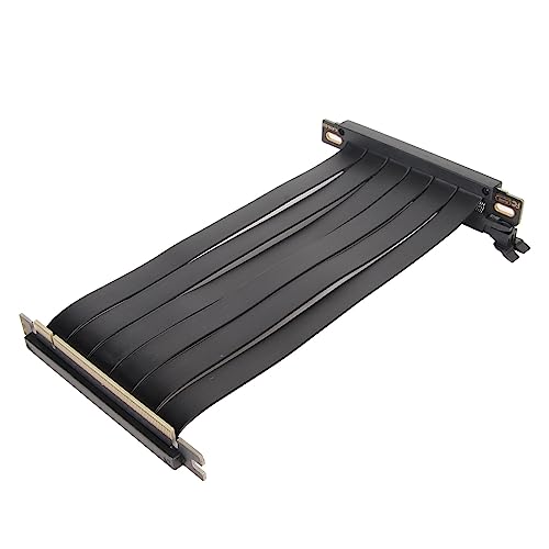 ciciglow PCIE3.0 X16 Riser-Kabel, Flexibles 180°-Hochgeschwindigkeits-GPU-Verlängerungskabel, PCI Express Gen3-Grafikkarten-Verlängerungskabel (60cm) von ciciglow