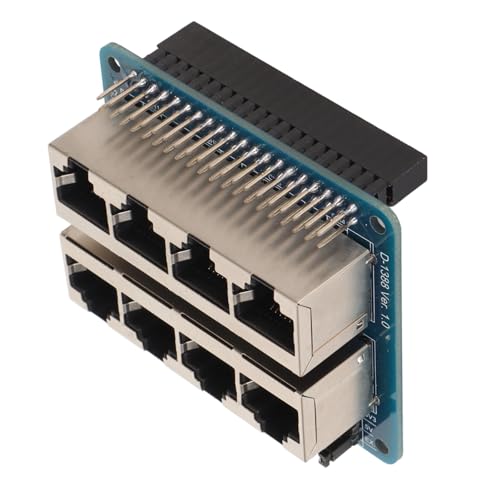 ciciglow Professionelles GPIO-Board mit 8 RJ45-Anschlüssen, 40-poliges Power-Board für1A+ 1B+ 2B 3B 3B+ 3A+ 4B, Hohe Kompatibilität ciciglow Professionelles GPIO-Board mit 8 RJ45-Anschlüssen, 40-poliges Power-Board für1A+ 1B+ 2B 3B 3B+ 3A+ 4B, Hohe Kompatibilität von ciciglow