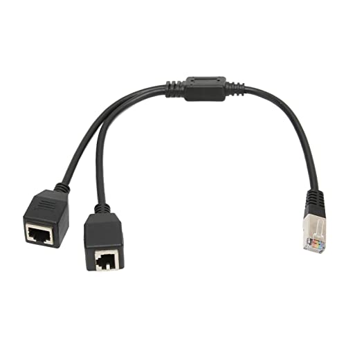 ciciglow RJ45-Ethernet-Splitterkabel – 1 Stecker auf 2 Buchsen – Stabile und Schnelle Übertragung – Cat5 RJ45-Splitterkabel für Router und Modem von ciciglow