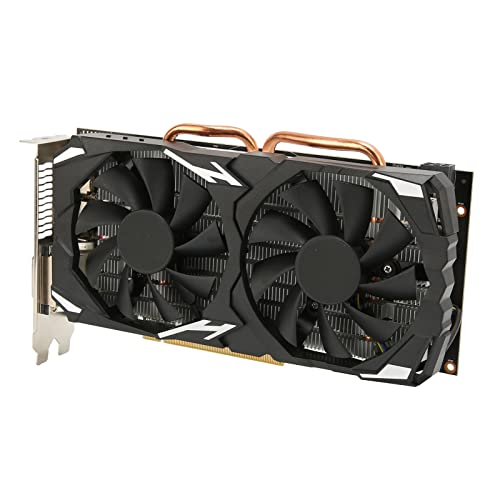 ciciglow RX 580-Grafikkarte, 8 GB GDDR5 256-Bit-Computergrafikkarte mit 2 Lüftern, Unterstützt 8K 16 PCI Express 3.0-Gaming-Grafikkarte ciciglow RX 580-Grafikkarte, 8 GB GDDR5 256-Bit-Computergrafikkarte mit 2 Lüftern, Unterstützt 8K 16 PCI Express 3.0-Gaming-Grafikkarte von ciciglow