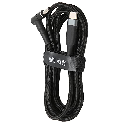 ciciglow USB C auf DC Laptop Ladekabel, 20V 5A 100W PD Schnellladung USB C auf DC Stecker Adapter Typ C Stecker auf Ellbogen DC 4,0 X 1,7mm Laptop Netzkabel für für Latitude von ciciglow