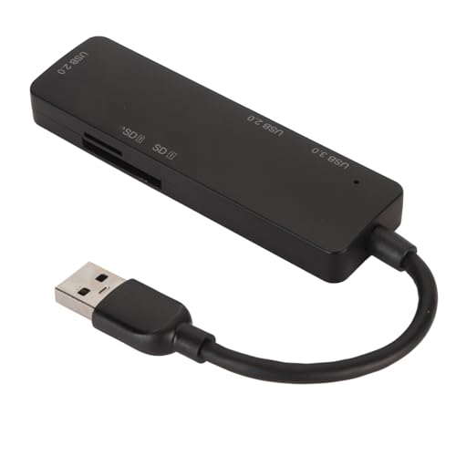 ciciglow USB-Dockingstation, USB-C-Laptop-Dockingstation, Tragbarer USB-Hub mit USB3.0, USB2.0-SD-Kartensteckplatz für Tastaturen, Mäuse, Drucker, Externe Festplatten von ciciglow