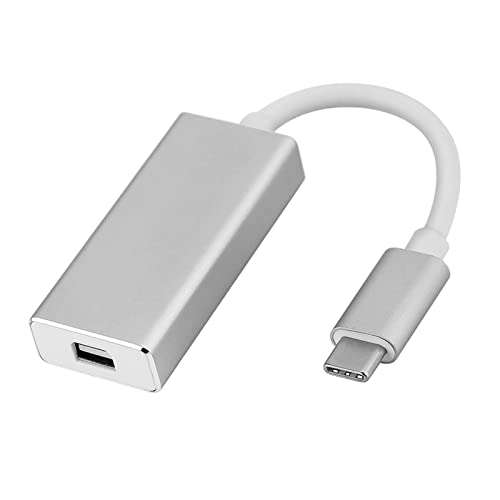 ciciglow USB3.1 Typ C auf DisplayPort Adapter USB-C auf DP Konverter für (Silber) von ciciglow