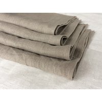 Natur Leinen Badetuch Vorgewaschenes Ungefärbtes Flachs, Vintage Look von cikucakuu
