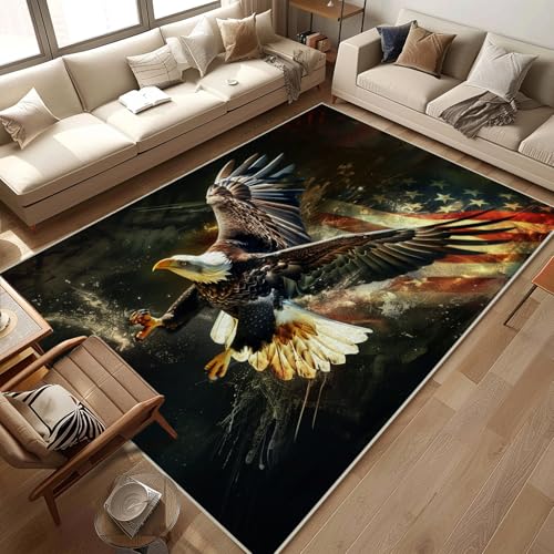 citari Eagle Teppich für Wohnzimmer, niedrig, rutschfest, maschinenwaschbar, für Schlafzimmer, Kinderzimmer, Esszimmer, Küche, Büro, 1,5 x 2,1 m citari Eagle Teppich für Wohnzimmer, niedrig, rutschfest, maschinenwaschbar, für Schlafzimmer, Kinderzimmer, Esszimmer, Küche, Büro, 1,5 x 2,1 m von citari