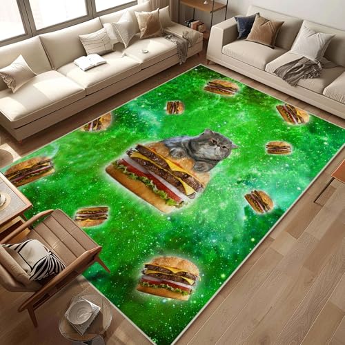 citari Katzenteppich, 1,5 x 2,1 m, für Wohnzimmer, niedrig, rutschfest, maschinenwaschbar, für den Innenbereich, Schlafzimmer, Kinderzimmer, Esszimmer, Küche, Büro citari Katzenteppich, 1,5 x 2,1 m, für Wohnzimmer, niedrig, rutschfest, maschinenwaschbar, für den Innenbereich, Schlafzimmer, Kinderzimmer, Esszimmer, Küche, Büro von citari