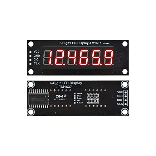 1 STÜCKE 0.36 inch LED Digitalanzeige Röhre Dezimalband 7 Segmente TM1637 Modul,6-Digit Red 1 STÜCKE 0.36 inch LED Digitalanzeige Röhre Dezimalband 7 Segmente TM1637 Modul,6-Digit Red von cizihuu