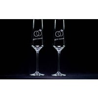 Leonardo Puccini Sektglas 2Er Set Nach Deinem Wunsch Personalisiert von cjsandstrahlen