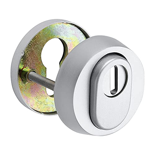 ck-tuerbeschlaege ES1 (WK2) zert. Schutzrosette | Aluminium F1 | Zylinderschutz | Sicherheitsschloss | Rund | Aluminium von ck-tuerbeschlaege