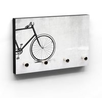 Kultiges Schlüsselbrett Mit Bike Motiv - Retro Fahrrad Design Für Haus- Und Fahrradschlüssel Fans Velo Hakenanzahl Variabel von clauspeter
