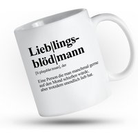 Tasse Definition Lieblingsblödmann - Dictionary Style Wenn Man Einen Blödmann Liebt Für Pärchen Mit Humor von clauspeter