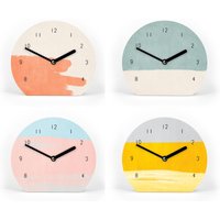 Tischuhr Im Brush Style - 3 Größen Pinselstrich Malerei Schöne Farben 4 Varianten Ziffernblatt Wählbar Uhrwerk Leise Tischuhr Im Brush Style - 3 Größen Pinselstrich Malerei Schöne Farben 4 Varianten Ziffernblatt Wählbar Uhrwerk Leise von clauspeter