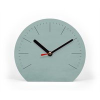 Tischuhr Mit Strichen - Farben Frei Auswählbar Viele Moderne Farbtöne 15cm Leises Uhrwerk Moderne Coole Deko Für Zuhause von clauspeter