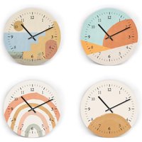 Wanduhr Boho Styles - Mit Und Ohne Striche Zahlen Verschiedene Motive Erdige Natur Farben 3 Größen Leises Uhrwerk Wanduhr Boho Styles - Mit Und Ohne Striche Zahlen Verschiedene Motive Erdige Natur Farben 3 Größen Leises Uhrwerk von clauspeter