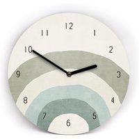 Wanduhr Rainbow - Mit Und Ohne Striche Zahlen Verschiedene Schöne Farbkombinationen Regenbogen 3 Größen Leises Uhrwerk Wanduhr Rainbow - Mit Und Ohne Striche Zahlen Verschiedene Schöne Farbkombinationen Regenbogen 3 Größen Leises Uhrwerk von clauspeter