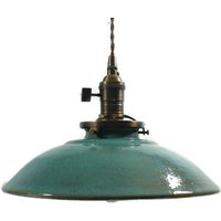 style # 020 Kupfer Blau Bauernhaus Hängende Pendelleuchte von claycafe