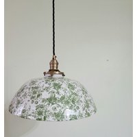style # 1003 Grüne Blumenpendelleuchte, Kücheninselleuchte, Hängende Keramiklampe, Modernes Bauernhaus, Pendelleuchte, Küchenbeleuchtung style # 1003 Grüne Blumenpendelleuchte, Kücheninselleuchte, Hängende Keramiklampe, Modernes Bauernhaus, Pendelleuchte, Küchenbeleuchtung von claycafe
