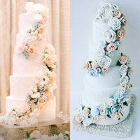 Miniatur-Hochzeitstorte, Tortenfigur, Tortendeko, Tortendeko Miniatur-Hochzeitstorte, Tortenfigur, Tortendeko, Tortendeko von claycutiesbymelissa