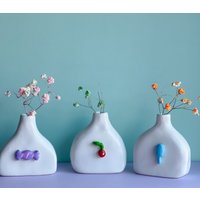 Pastell Kleine Vasen/Süße Mini-Vase Winzige Mini-Vasen Knospe Cooles Geburtstagsgeschenk Getrocknete Blumen Halter Andenken Miniatur-Topf von clayousomuch