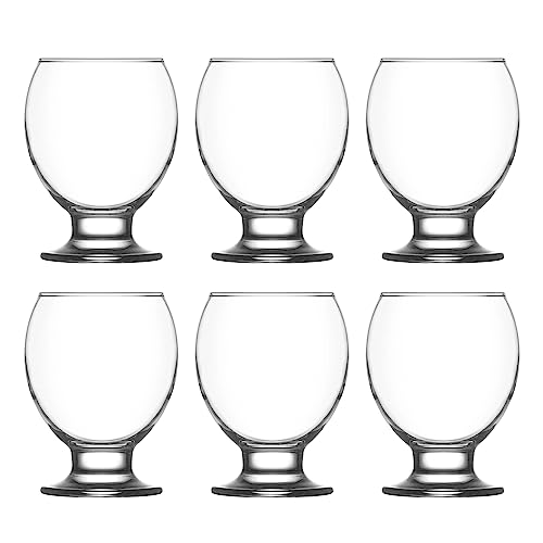 CLEARFEE 6-teiliges Wassergläser-Set 280 ml aus hochwertigem Glas Saftgläser Trinkgläser spülmaschinengeeignete Gläser Perfekt für zu Hause, Restaurants und Partys von CLEARFEE