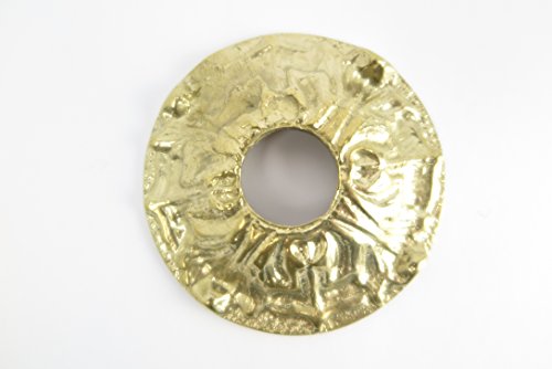 clever-deko Rosette Wandrosette Messing Guss für Wasserhahn Gartenwasserhahn Aussenwasserhahn Wandabdeckung Antik Jugendstil von clever-deko