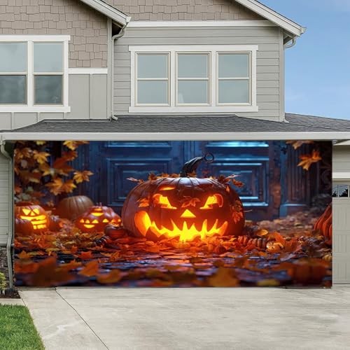 Clhjinruoliu Halloween Garage Türdekorationen, glückliche Halloween -Garage -Wanddekorationen, hängende Hintergrund -Tür -Abdeckung Death Friedhofsgeister -Geisterthema für Außen,Fallen leaves,16*7FT Clhjinruoliu Halloween Garage Türdekorationen, glückliche Halloween -Garage -Wanddekorationen, hängende Hintergrund -Tür -Abdeckung Death Friedhofsgeister -Geisterthema für Außen,Fallen leaves,16*7FT von clhjinruoliu