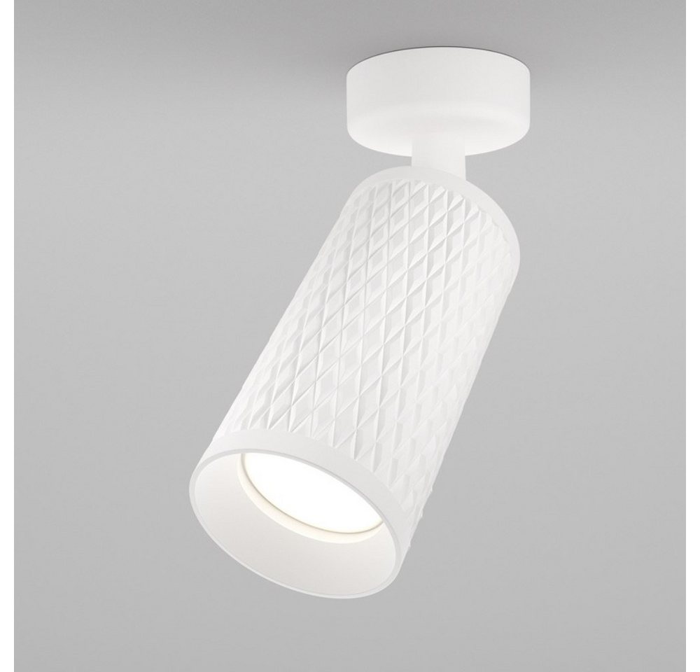 click-licht Deckenleuchte Deckenstrahler Focus in Weiß GU10 60mm, keine Angabe, Leuchtmittel enthalten: Nein, warmweiss, Deckenlampe, Deckenbeleuchtung, Deckenlicht von click-licht