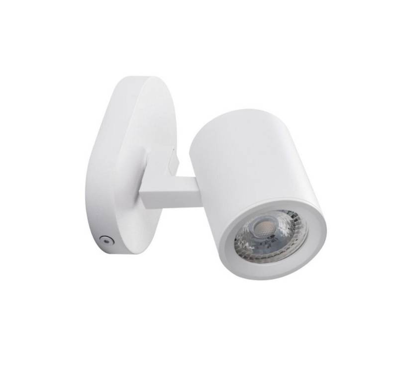click-licht Deckenleuchte Wand- und Deckenleuchte Laurin in Weiß GU10, keine Angabe, Leuchtmittel enthalten: Nein, warmweiss, Deckenlampe von click-licht