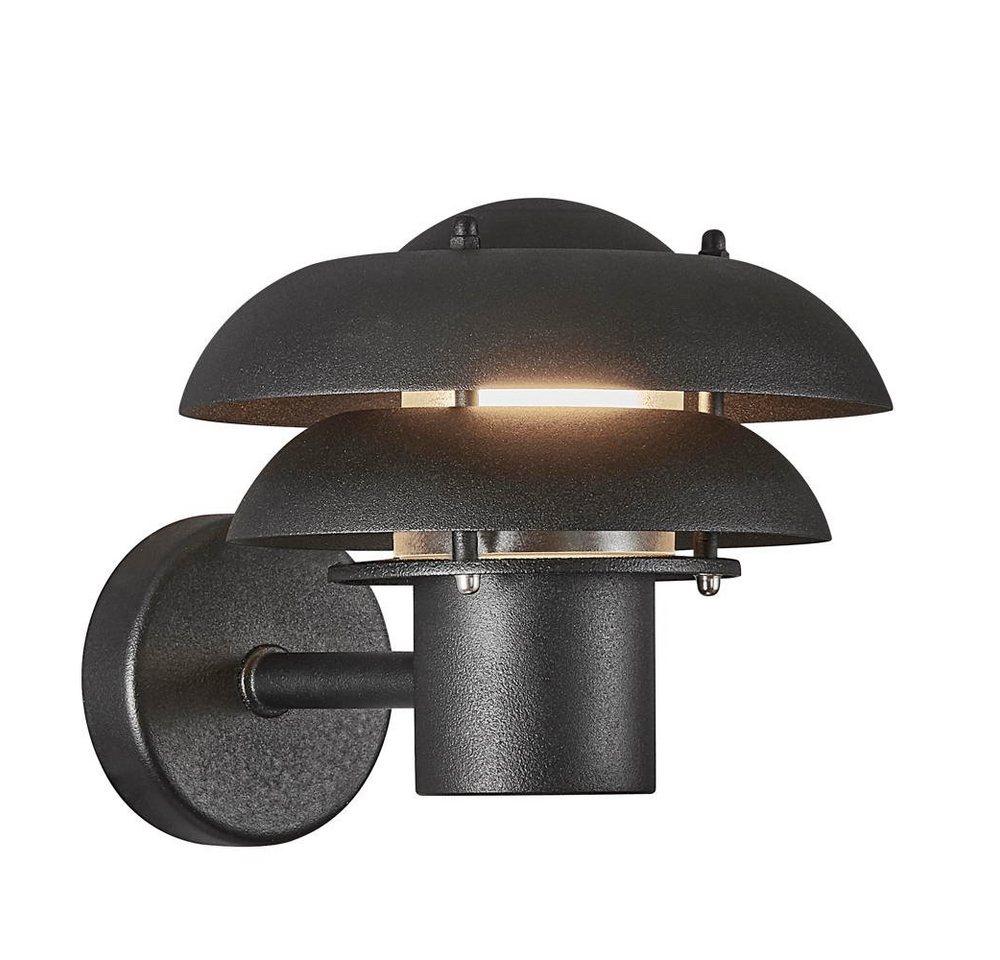 click-licht Deckenleuchte Wandleuchte Kurnos in Schwarz E14 IP54, keine Angabe, Leuchtmittel enthalten: Nein, warmweiss, Aussenlampe, Aussenwandleuchte, Outdoor-Leuchte von click-licht