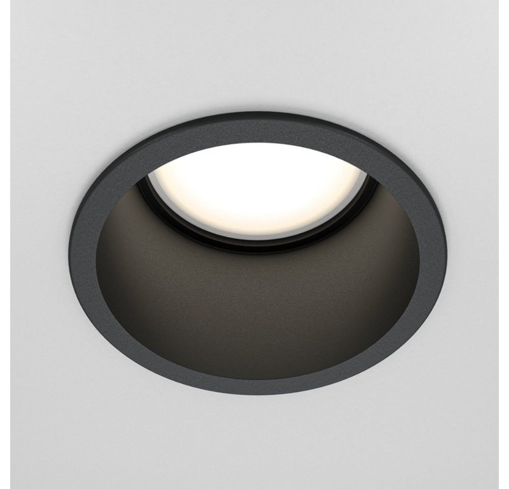 click-licht Einbauleuchte Deckeneinbaustrahler Reif in Schwarz GU10 54mm, keine Angabe, Leuchtmittel enthalten: Nein, warmweiss, Einbaustrahler, Einbauleuchte von click-licht