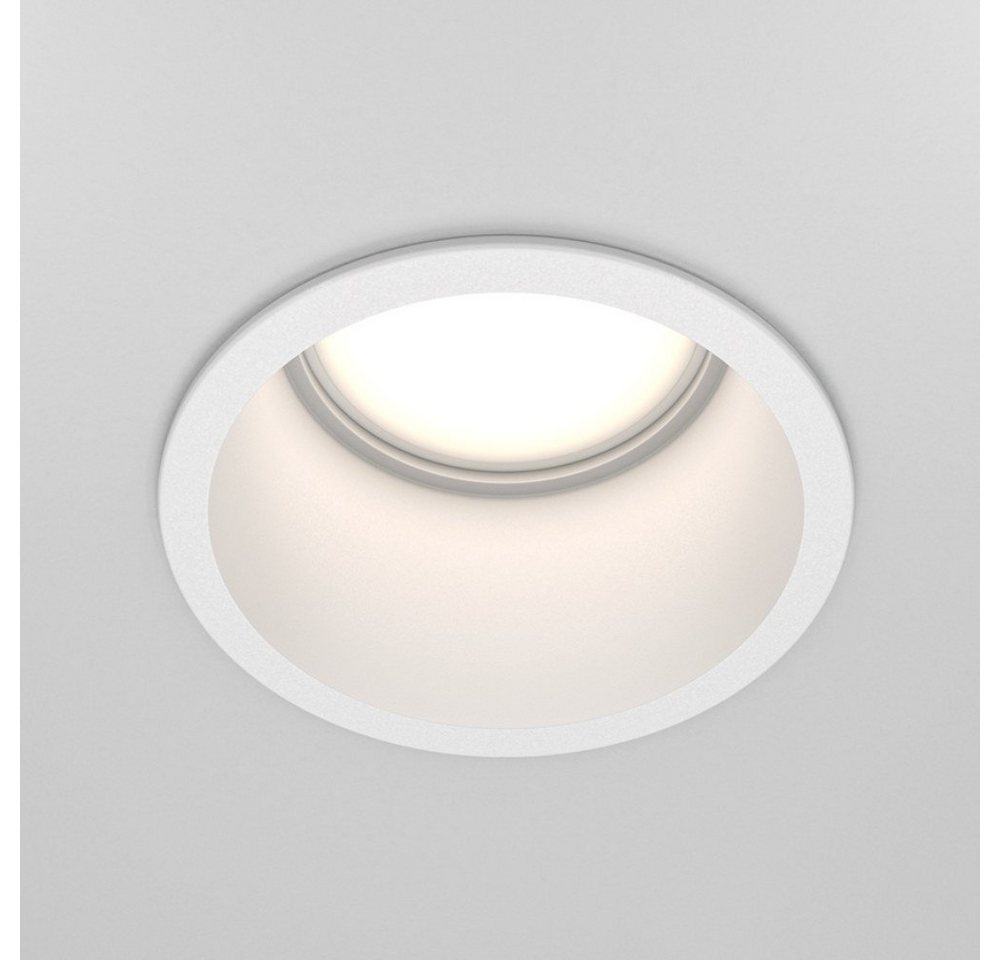 click-licht Einbauleuchte Deckeneinbaustrahler Reif in Weiß GU10 54mm, keine Angabe, Leuchtmittel enthalten: Nein, warmweiss, Einbaustrahler, Einbauleuchte von click-licht
