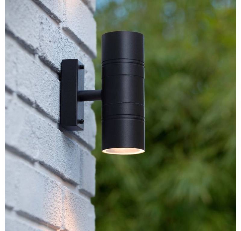 click-licht LED Außen-Wandleuchte Arne, Farbe: Schwarz, Ausführung: 2-flammig, Leuchtmittel enthalten: Ja, LED,, Extra-Warmweiß von click-licht
