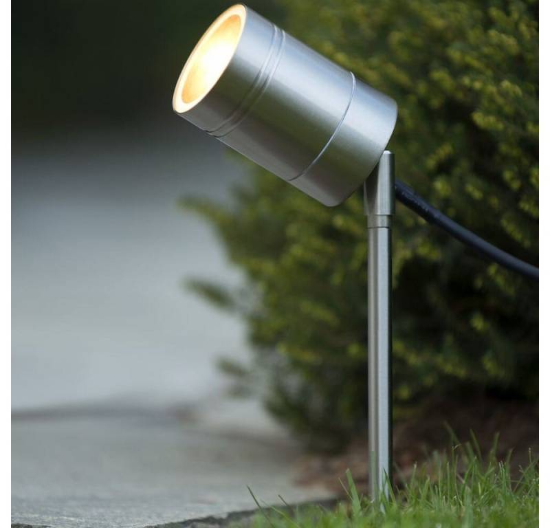 click-licht LED Außen-Wandleuchte Arne, Farbe: chrom matt, :, Leuchtmittel enthalten: Ja, LED,, Extra-Warmweiß von click-licht