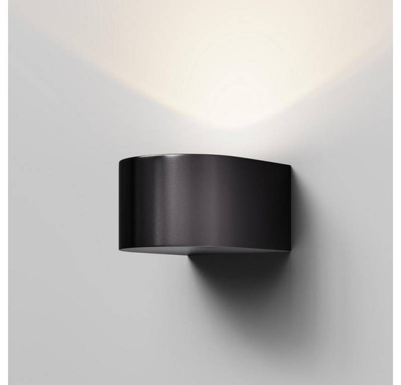 click-licht LED Außen-Wandleuchte LED Wandleuchte Blow in Graphit 5W 500lm IP54, keine Angabe, Leuchtmittel enthalten: Ja, fest verbaut, LED, warmweiss, Aussenlampe von click-licht