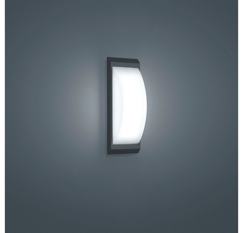 click-licht LED Außen-Wandleuchte LED Wandleuchte Kapo in graphit 10W 500lm IP54, keine Angabe, Leuchtmittel enthalten: Ja, fest verbaut, LED, warmweiss, Aussenlampe, Aussenwandleuchte, Outdoor-Leuchte von click-licht