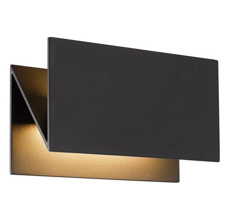 click-licht LED Außen-Wandleuchte WL10630, Farbe: Graphit, Ja, fest verbaut, Warmweiß von click-licht
