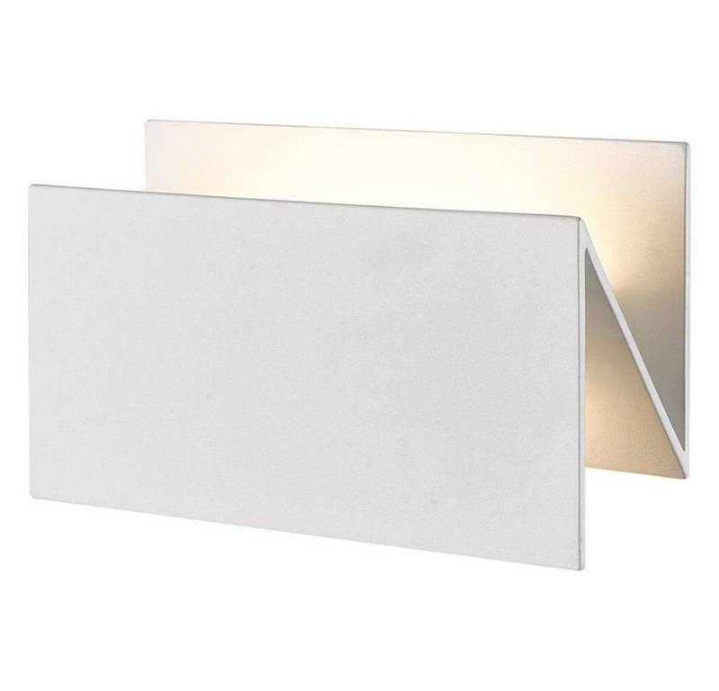 click-licht LED Außen-Wandleuchte WL10730, Farbe: Weiß, Ja, fest verbaut, Warmweiß von click-licht