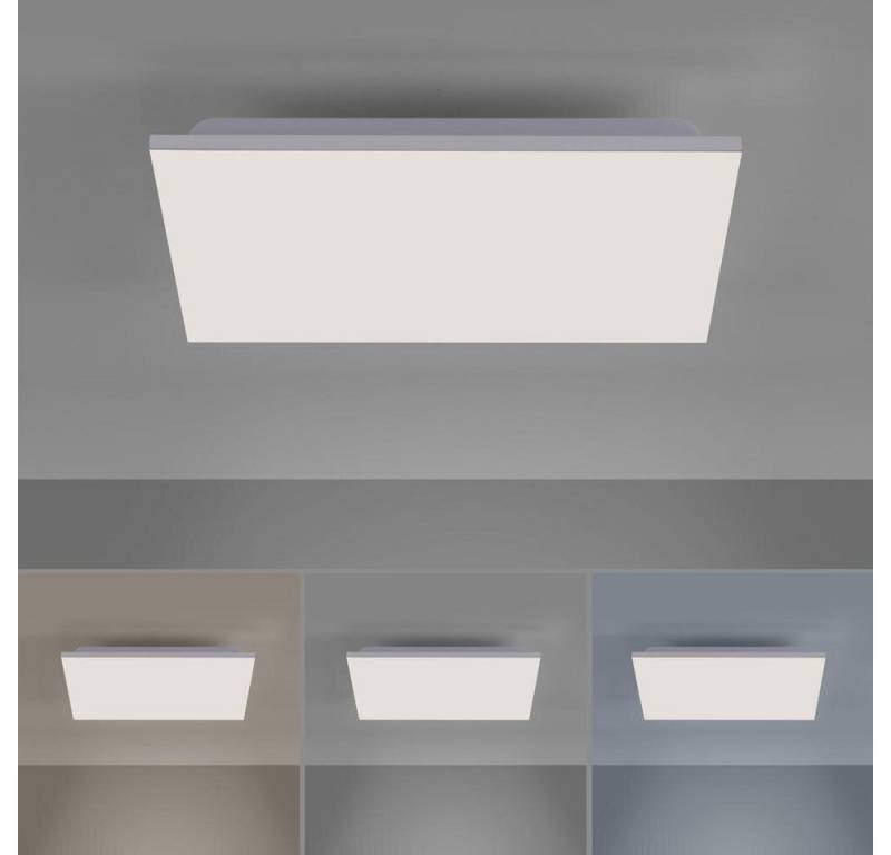 click-licht LED Deckenleuchte Canvas, Maße: 445 x 445 mm, Ja, fest verbaut, Extra-Warmweiß von click-licht