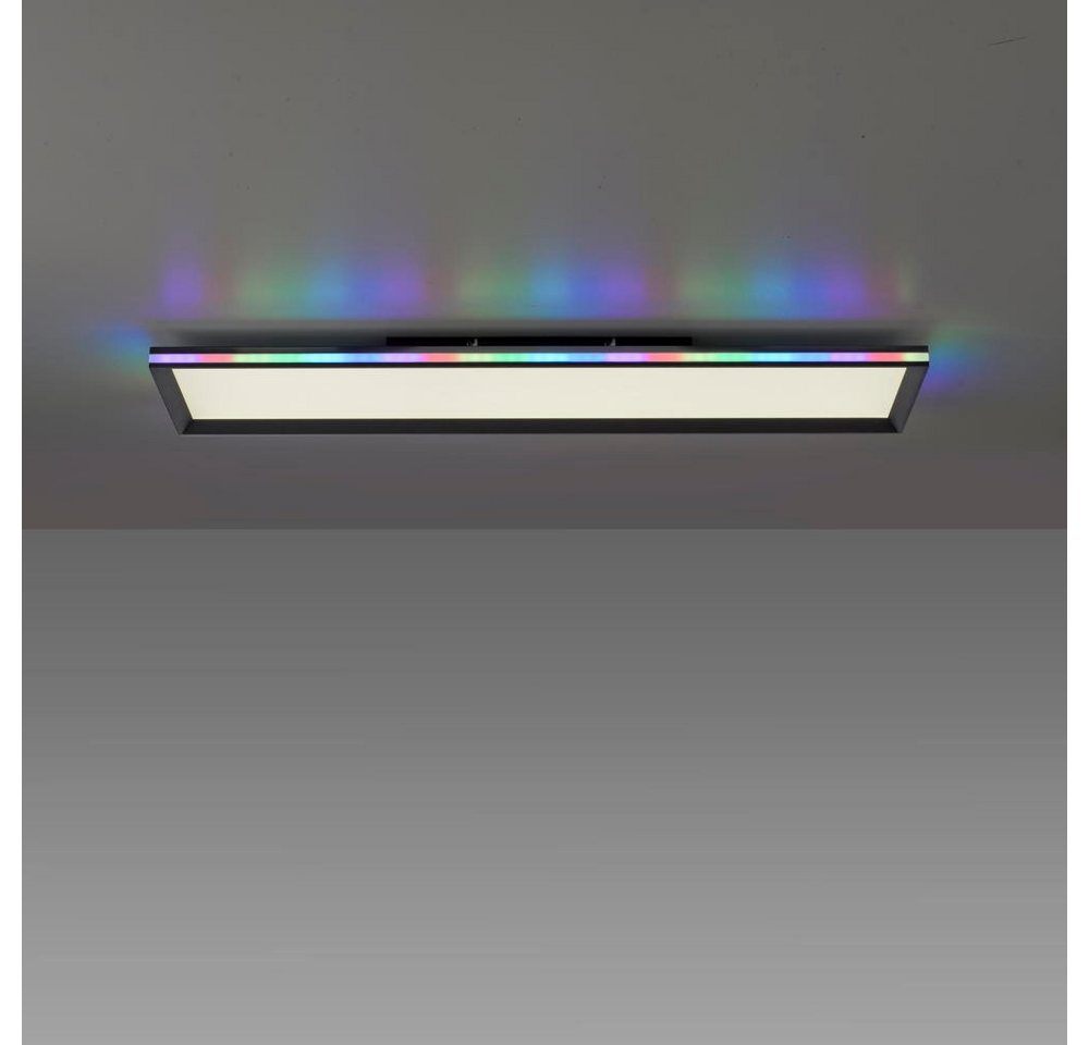 click-licht LED Deckenleuchte LED Deckenleuchte Galactica in Schwarz 27,5W 3400lm, keine Angabe, Leuchtmittel enthalten: Ja, fest verbaut, LED, warmweiss, Deckenlampe, Deckenbeleuchtung, Deckenlicht von click-licht