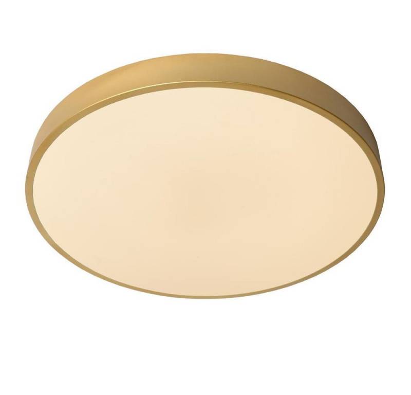 click-licht LED Deckenleuchte UNAR, Farbe: Gold-matt, Durchmesser: 500 mm, Leuchtmittel enthalten: Ja, fest verbaut, LED,, Extra-Warmweiß von click-licht