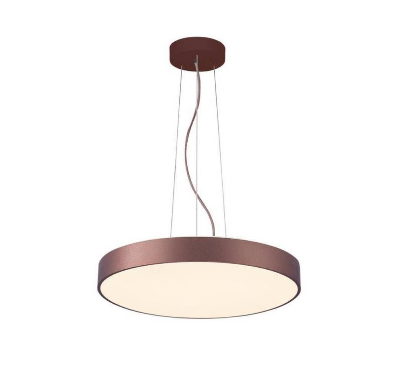 click-licht LED Pendelleuchte LED Pendelleuchte Menkar 400 in Braun 2x 21,5W 3200lm, keine Angabe, Leuchtmittel enthalten: Ja, fest verbaut, LED, warmweiss, Hängeleuchte von click-licht