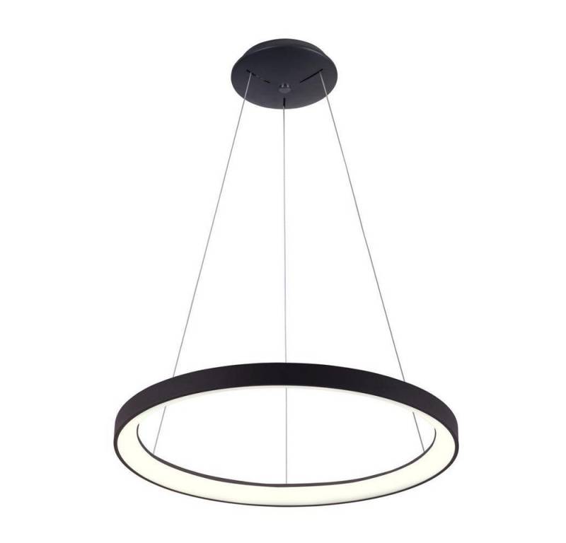 click-licht LED Pendelleuchte LED Pendelleuchte Merope 800 in Schwarz 60W 4900lm, keine Angabe, Leuchtmittel enthalten: Ja, fest verbaut, LED, warmweiss, Hängeleuchte von click-licht