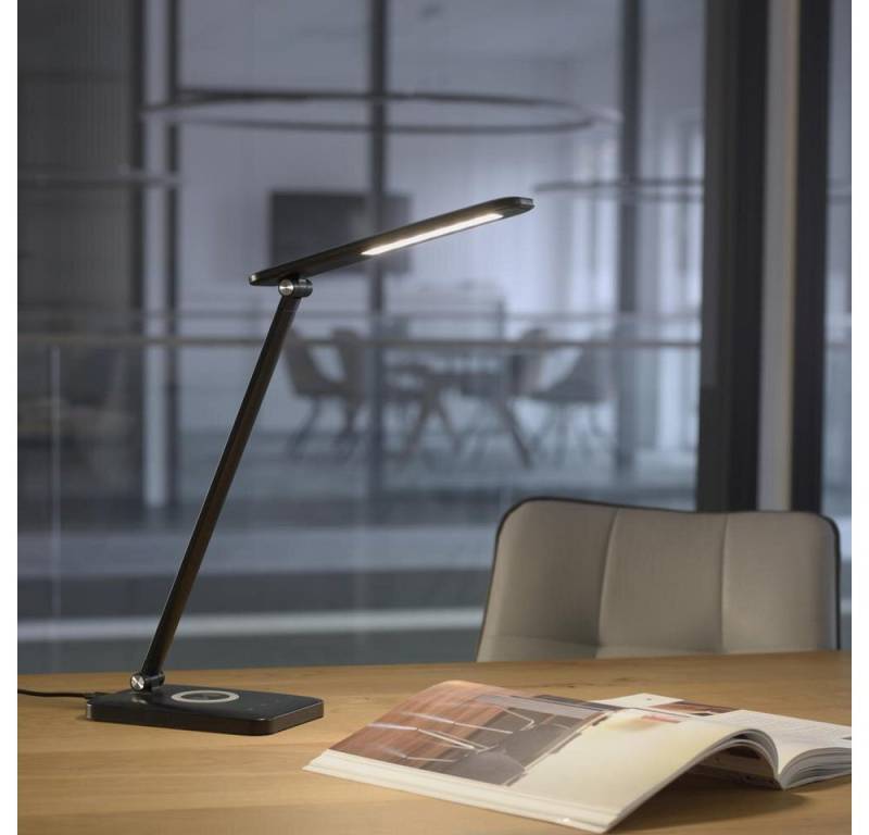 click-licht LED Schreibtischlampe FLORENTINA, Farbe: Schwarz, Ja, fest verbaut, Extra-Warmweiß click-licht LED Schreibtischlampe FLORENTINA, Farbe: Schwarz, Ja, fest verbaut, Extra-Warmweiß von click-licht