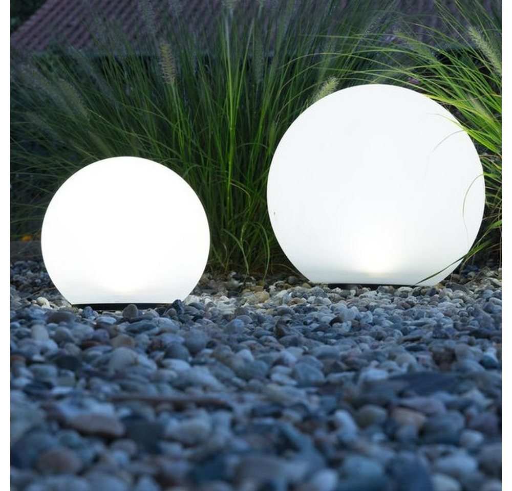 click-licht LED Solarleuchte Solar LED Kugel Boule 250mm, keine Angabe, Leuchtmittel enthalten: Ja, fest verbaut, LED, warmweiss, Solarleuchten von click-licht